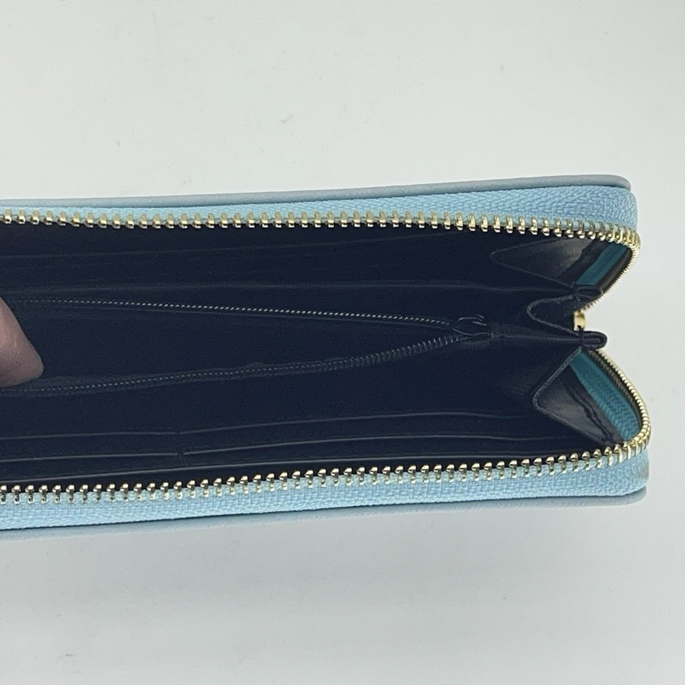 Wallet Nautical Sailing Sailboat Ocean Beach Blue Lighthouse Travel Beachy New - Picture 8 of 11